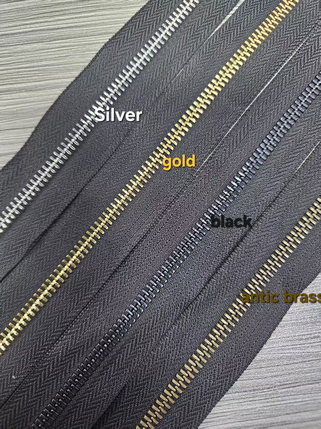 factory custom no. 5 metal zipper, gold tooth brass y tooth diy thickened cloth edge long zipper (复制) factory custom no. 5 metal zipper, gold tooth brass y tooth diy thickened cloth edge long zipper (复制)