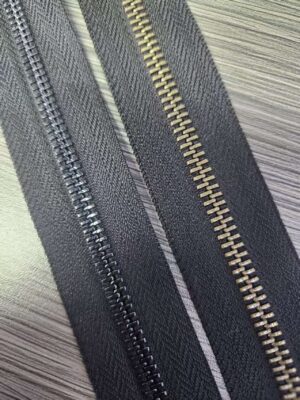 Best Selling Products in China Garment Zip Bags  Gold Metal Customized Brass Metal Zipper