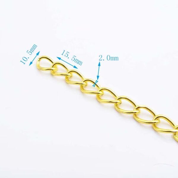 Manufacture Metal Chain Metal Gold Chain for Handbags,clothing Accessories aluminum chain gold metal chain strap for handbag shiny metal chain for women leather bag big long chain strap accessories (复制)