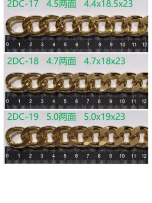 High Quality Durable Metal Aluminum Chain Wholesale Handbag Messenger Bag Hardware Accessories