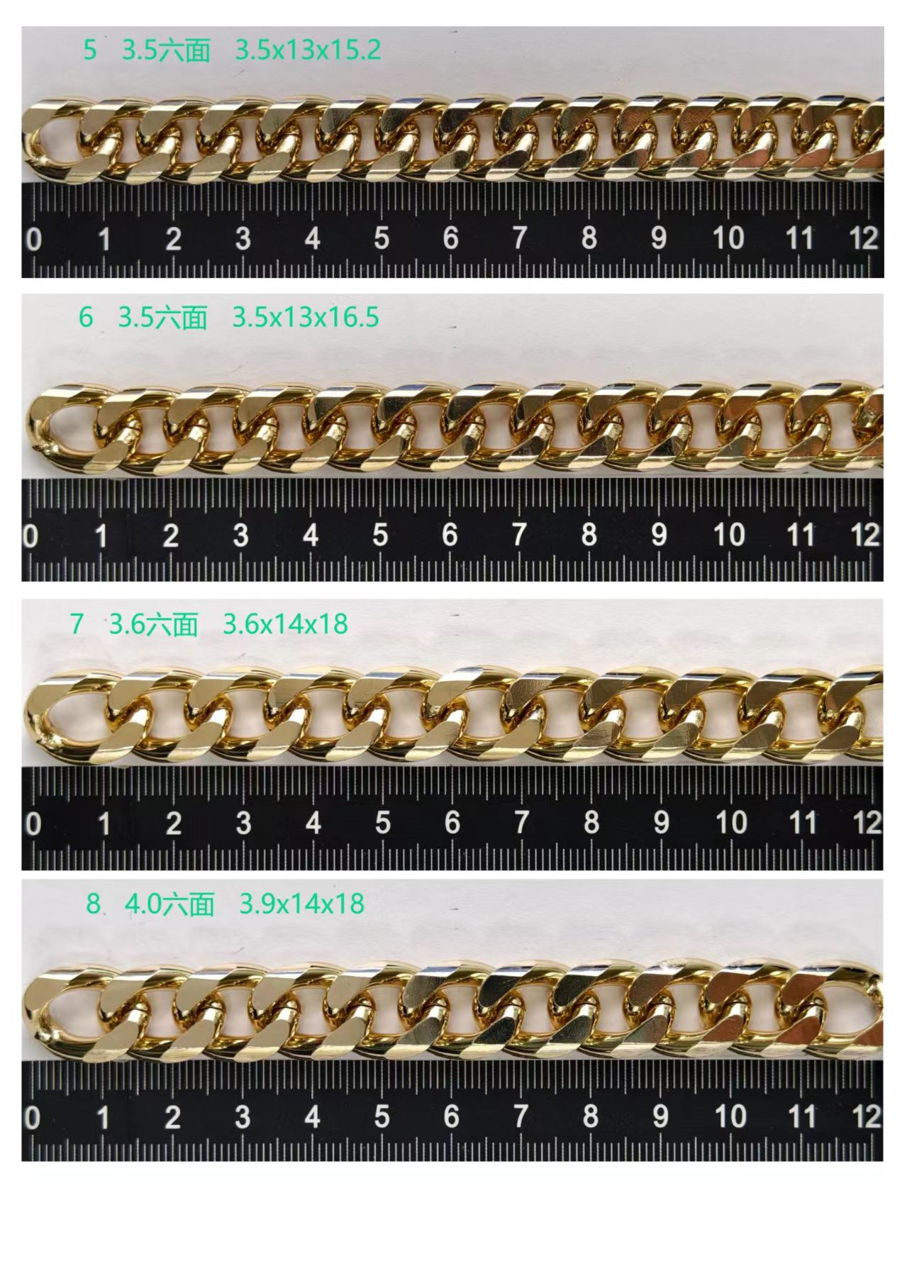 light gold color plated aluminum chains for bag /handbag /purse light gold color plated aluminum chains for bag /handbag /purse