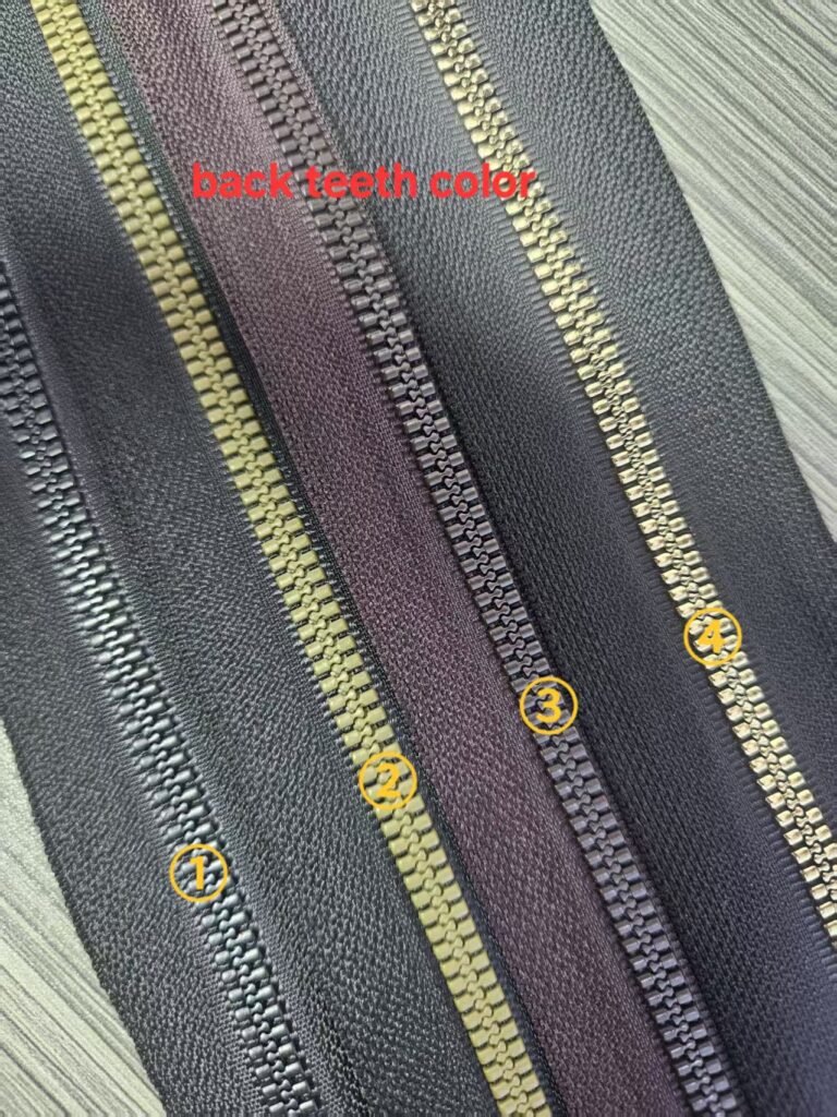 Home ipper roll bronze teeth metal plastic copy meta luxury brass sustainable home textile bag shoe garment royal blue zipper metal