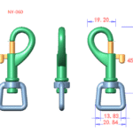 Quality Round Shape Metal Solid Brass Double Cap Rivets for Handbags wholesale price spring snap hooks with keychain rings metal lobster claw clasps diy alloy connector accessories for bags keys
