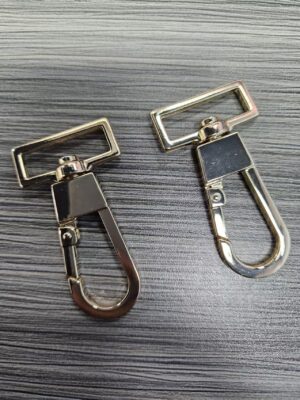 Hook Snap Logam Bag Accessories Swivel Oval Ring Lobster Clasp Snap Hook for Italian Leather Handbag Strap