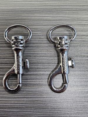 Bag Hardware Metal Hooks Gun Gray Swivel Eye Buckle Snap Hook Trigger Clip Clasp for Nylon Bag Strap