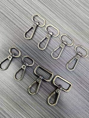 Bag Handbag Making Hardware Swivel Hooks Clasp Snap Alloy Snap Hook Keychain  Eye Bolt Custom Swivel Hooks for Purses