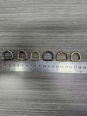 Factory Custom Size Stainless Steel Silver Ring for Bag Dog Collars Welded Seamless D Ring