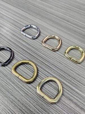 Factory Custom Size Stainless Steel Silver Ring for Bag Dog Collars Welded Seamless D Ring