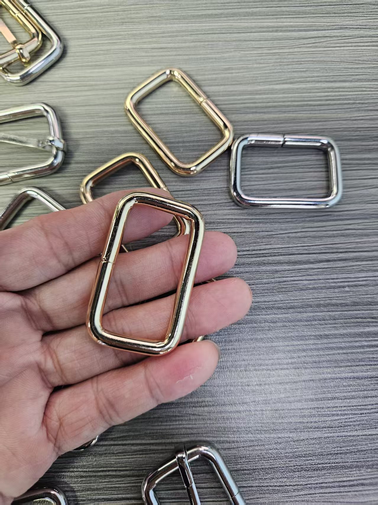 factory wholesale iron metal adjustable buckle ring durable square ring metal d ring for hardware accessories factory wholesale iron metal adjustable buckle ring durable square ring metal d ring for hardware accessories