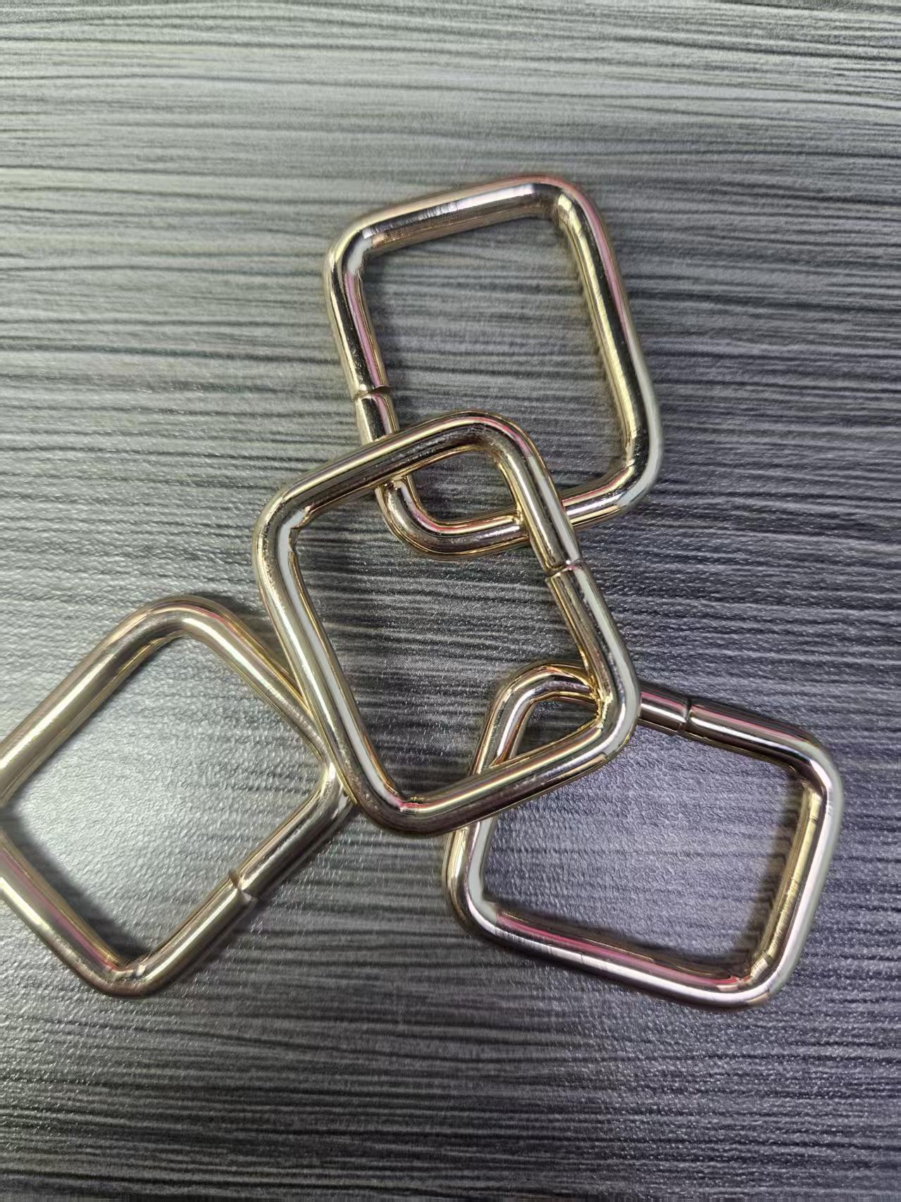 factory wholesale iron metal adjustable buckle ring durable square ring metal d ring for hardware accessories (复制) factory wholesale iron metal adjustable buckle ring durable square ring metal d ring for hardware accessories (复制)