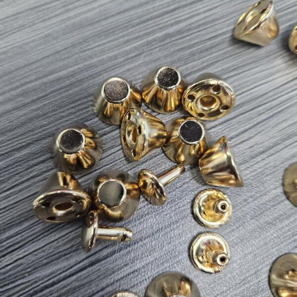 High Quality Custom Brass Mushroom Rivets Metal Rivets for Bags Special Bag Parts & Accessories factory direct customize metal iron square ring buckle adjuster shape bag accessories for handbag strap hardware (复制)