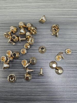 High Quality Custom Brass Mushroom Rivets Metal Rivets for Bags Special Bag Parts & Accessories