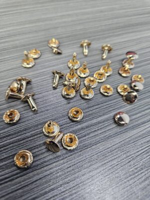 Brass Mushroom Rivets Metal Rivets for Bags Special Bag Parts & Accessories Snap Rivet