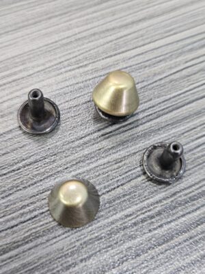 High End Handbag Double Rivets Custom Decorative Metal Button Rivets Custom Metal Rivets for Bags