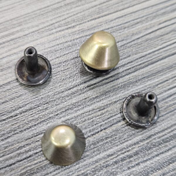 High End Handbag Double Rivets Custom Decorative Metal Button Rivets Custom Metal Rivets for Bags high end handbag double rivets custom decorative metal button rivets custom metal rivets for bags
