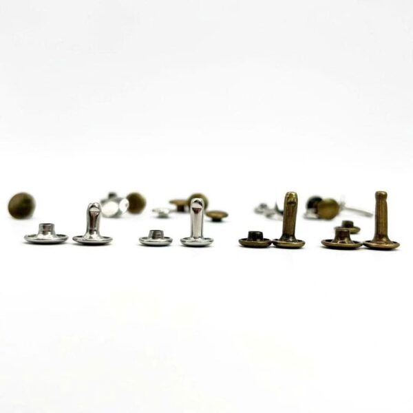 Wholesale Double Cap River Single Cap River Cheap Metal Jeans Rivet For Shoes Bag Clothing 10mm 12mm 15mm metal studs rivet bag accessories purse bag feet (复制)