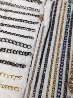 Meral Fashion Women Leather Bag Chain Bag Fittings Iron Chain Aluminum Chain for Handbags