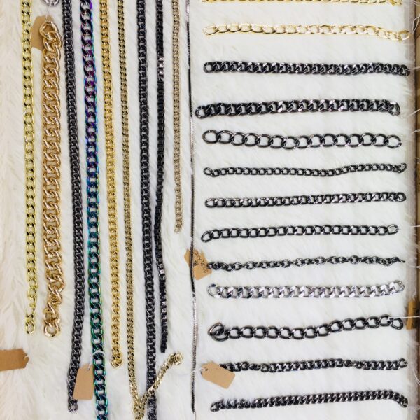 New Product Custom Metal Handbag Chains for Bag Handle meral fashion women leather bag chain bag fittings iron chain aluminum chain for handbags