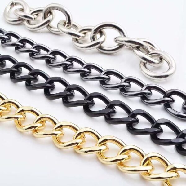 Meral Fashion Women Leather Bag Chain Bag Fittings Iron Chain Aluminum Chain for Handbags meral fashion women leather bag chain bag fittings iron chain aluminum chain for handbags