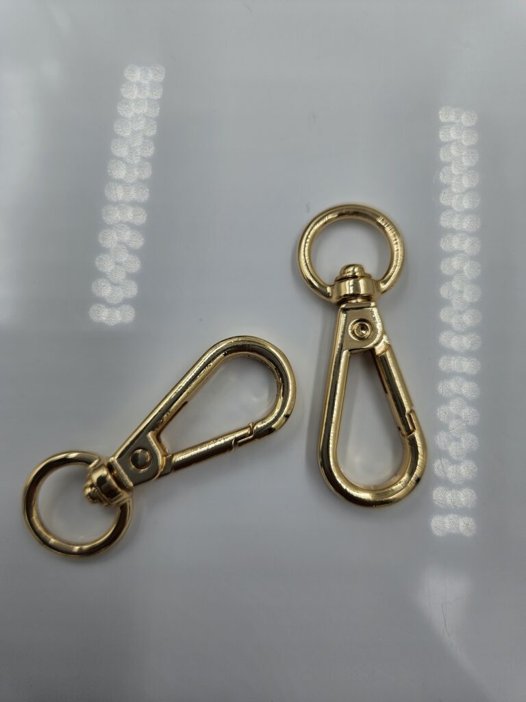 Home leather lanyard bag strap handbag custom hardware accessories swivel clips trigger buckle metal snap hooks