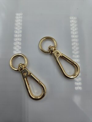 Leather Lanyard Bag Strap Handbag Custom Hardware Accessories Swivel Clips Trigger Buckle Metal Snap Hooks