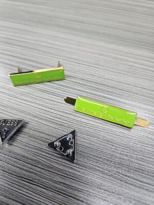High Quality Clothing Customized Brand logo Engraved Plate Tag Custom Metal Labels for Garment