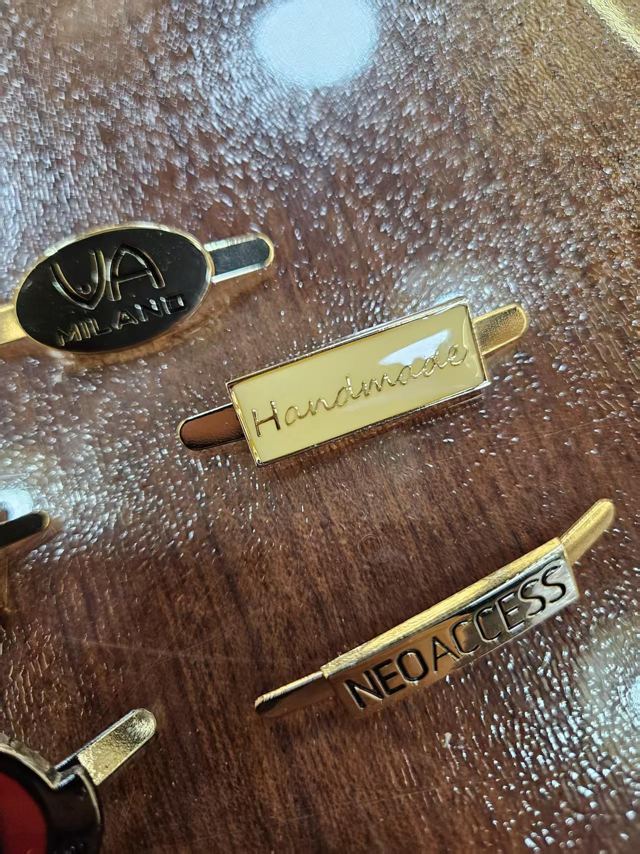 custom trademark, factory logo, zinc alloy electroplated hardware accessories custom trademark, factory logo, zinc alloy electroplated hardware accessories