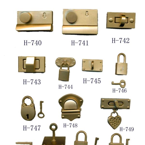 other bag parts & accessories ladies handbag twist lock rose gold metal bag lock