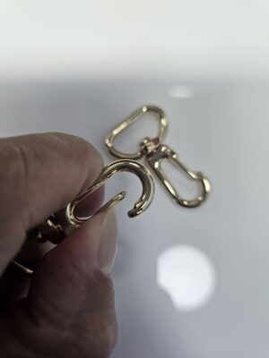 Luxury Metal Snap Clasp Swivel Hook Zinc Alloy Purse Hardware Snap Hook for Designer Bags Handbag & Diy Accessories