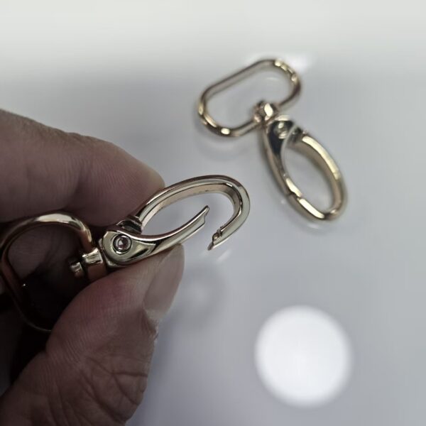 Luxury Metal Snap Clasp Swivel Hook Zinc Alloy Purse Hardware Snap Hook for Designer Bags Handbag & Diy Accessories snap hook handbag accessories hardware metal snap hooks wholesale swivel hooks for handbag (复制)