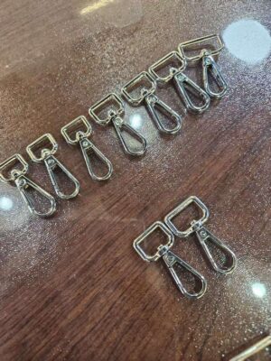 Custom 12mm Circle Shape Handbag Adjustable Strap Hook Good Quality Metal Snap Hooks
