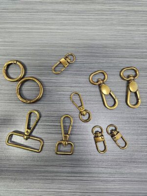 Metal Spring Snap Hook | Rotary Swivel for Keychain & Lanyard | Bulk Wholesale