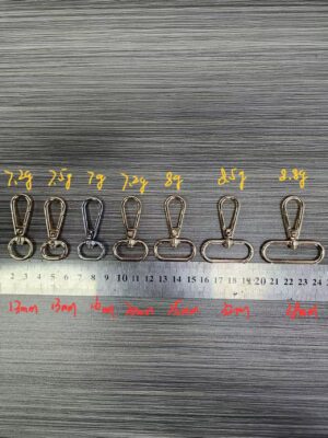 Zinc Alloy Trigger Snap Hook | Double-Ended for Dog Collar & Feed Bucket | Rust-Resistant