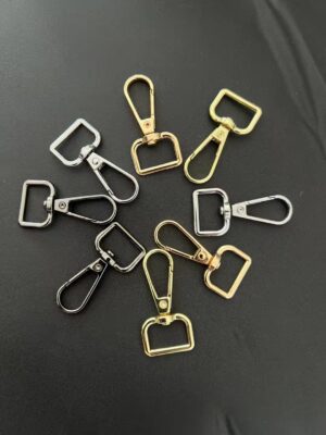 Zinc Alloy Snap Hook | Gold Plated Swivel for Purse Chain | OEM Custom