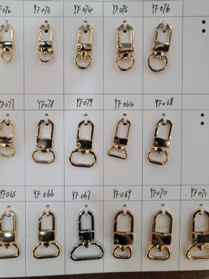 mini metal snap hook | spring gate for lanyard & id badge | bulk supply