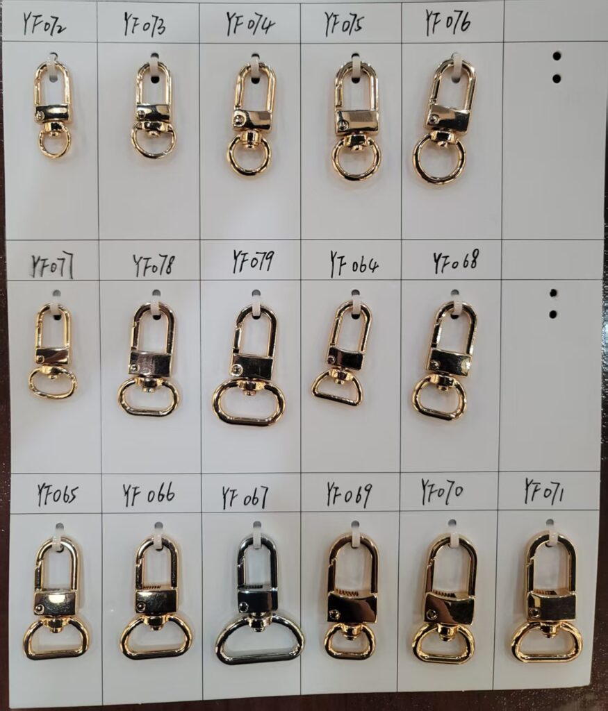 mini metal snap hook | spring gate for lanyard & id badge | bulk supply