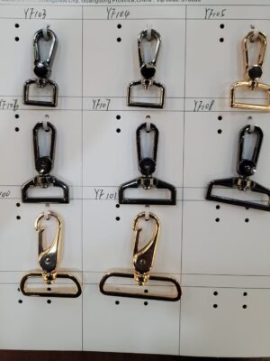Zinc Alloy Snap Hook | Chrome Plated for Garden Hose & Plant Hanger | Spring-Loaded Gate