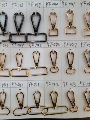 Zinc Alloy Snap Hook | Chrome Plated for Garden Hose & Plant Hanger | Spring-Loaded Gate