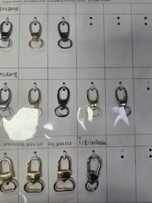 Zinc Alloy Snap Hook with Lock | Gold Plated for Violin Case Straps & Music Accessory | Mini Size 15mm