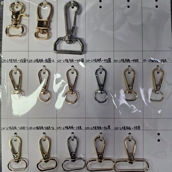 Zinc Alloy Snap Hook with Lock | Gold Plated for Violin Case Straps & Music Accessory | Mini Size 15mm zinc alloy snap hook with lock | gold plated for violin case straps & music accessory | mini size 15mm