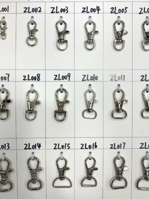 Zinc Alloy Snap Hook | 22mm Matte Black for Garment Waist Chains & Belt Loops | Quick-Release Gate