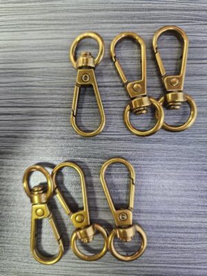 Free SamZinc Alloy Snap Hook | 25mm Rose Gold Plated for Handbag Strap | Swivel Trigger Lock