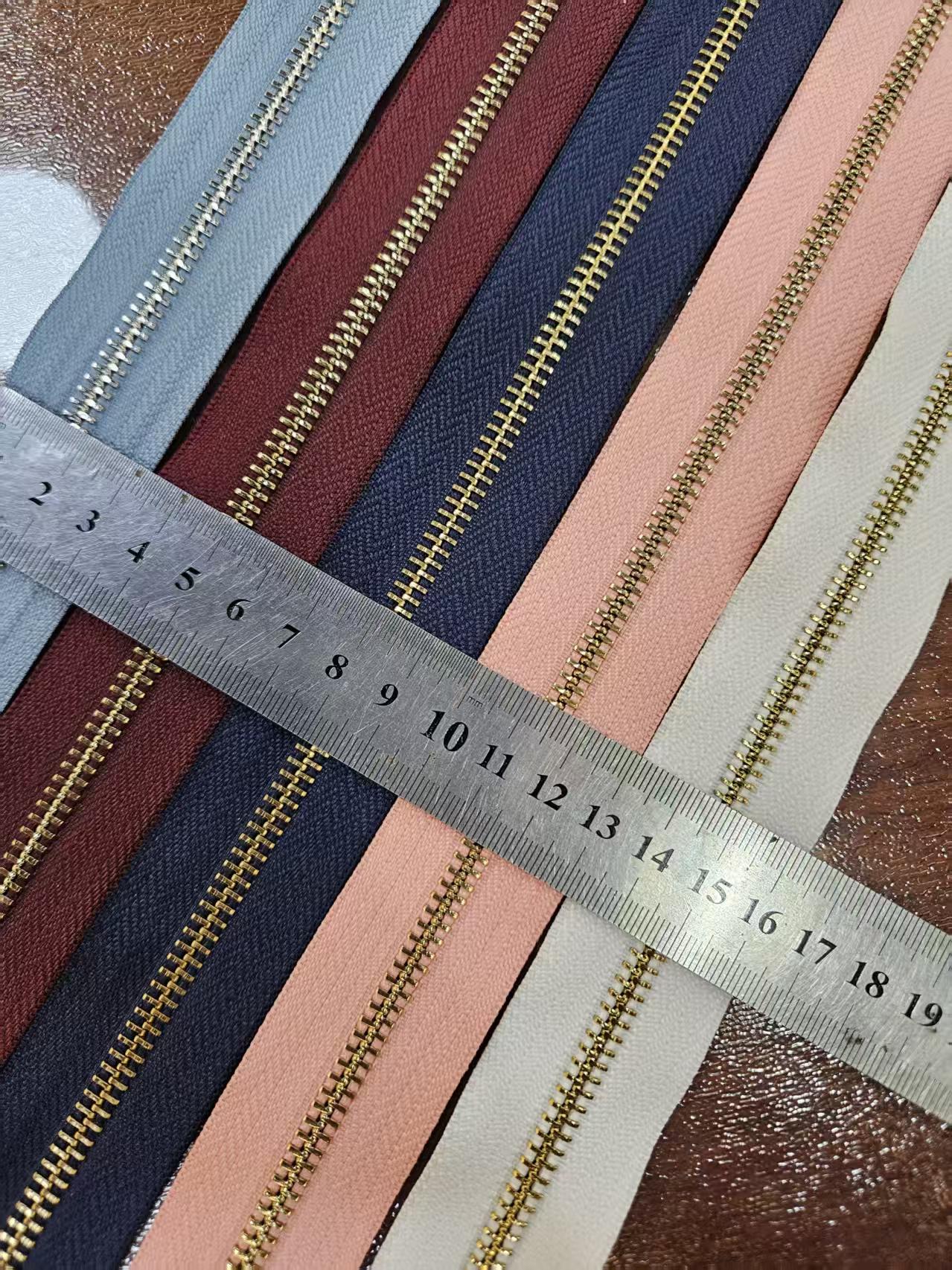 #5 gold plated brass zipper | smooth glide for handbags & luggage | heavy duty brass teeth #5 gold plated brass zipper | smooth glide for handbags & luggage | heavy duty brass teeth