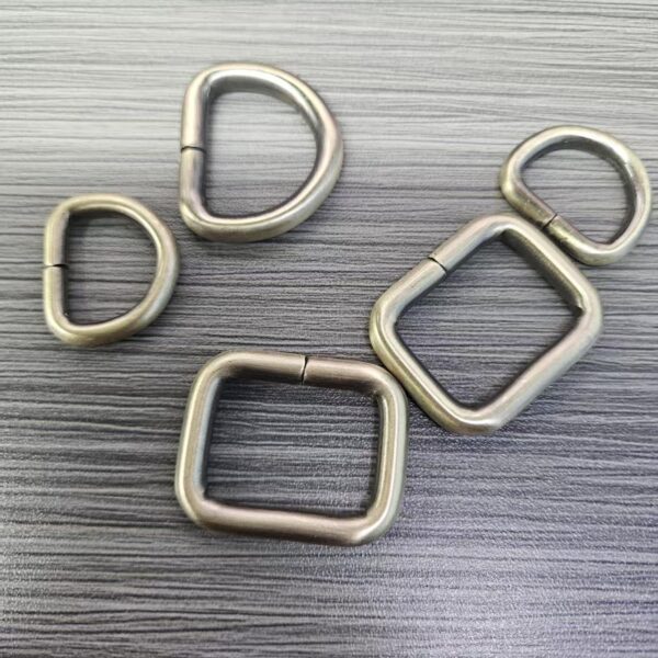 nickel plated iron ring | smooth surface for handbag handles | anti rust & durable