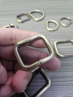 Nickel Plated Iron Ring | Smooth Surface for Handbag Handles | Anti-Rust & Durable