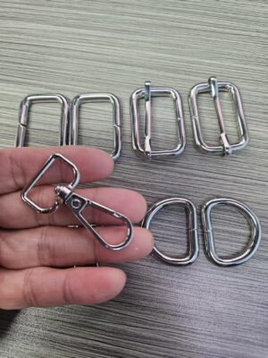 Anti-Rust Iron Ring |Zinc Plated for Outdoor Backpacks | Quick-Release Buckle