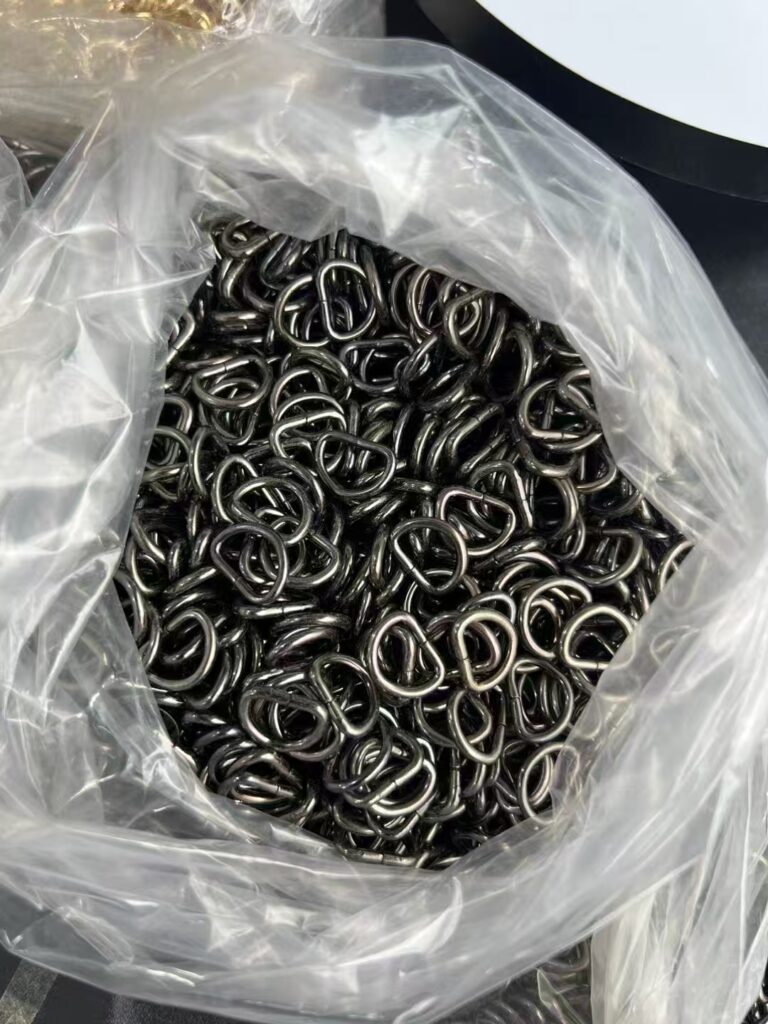 free sample iron ring |quote for bag accessories | custom color available