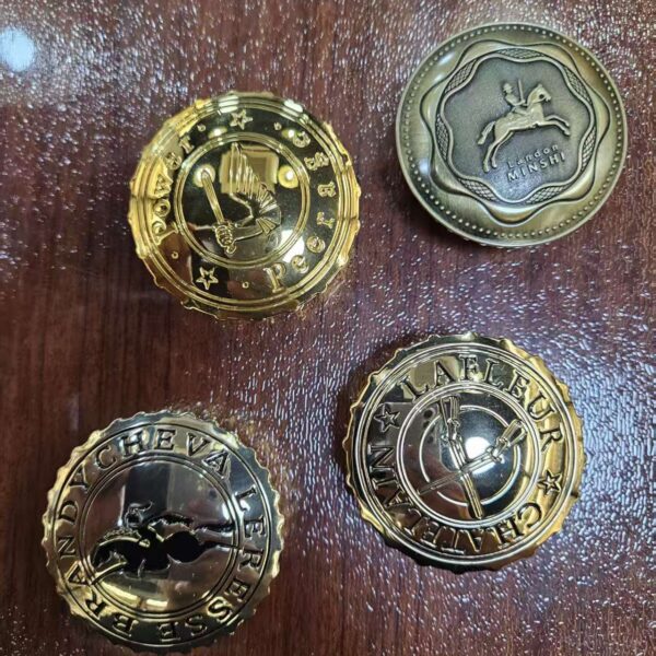 custom logo metal wine bottle cap fittings